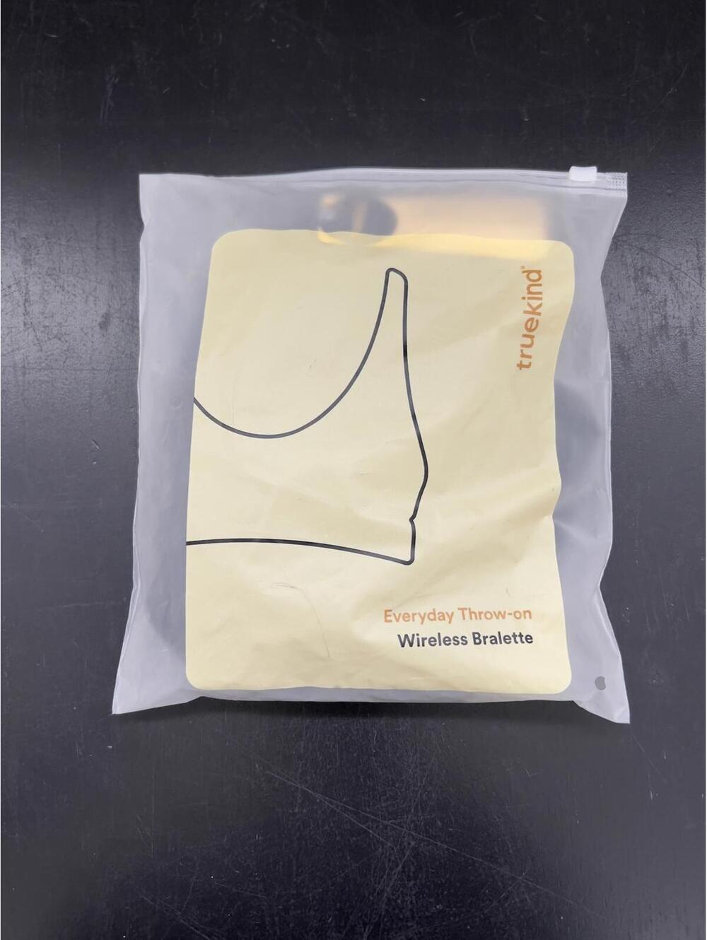 truekind NWT Everyday Throw-on Wireless Bralette Black 4XL